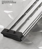 Stainless Steel Roll Up Drain Rack – Foldable Kitchen Dish Drying Basket