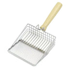 Stainless Steel Pet Litter Scoop – Long Handle Tool for Cat Hygiene