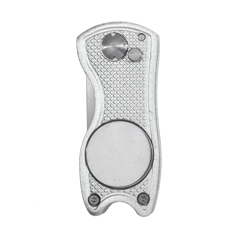 Foldable Golf Divot Tool – Groove Cleaner for Putting Green Training
