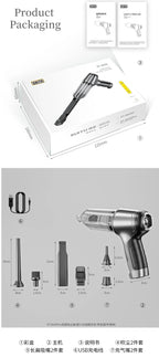 Portable Handheld Vacuum – Wireless Wet and Dry Cleaner for Car and Home