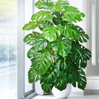 Artificial Tropical Leaf Plant – 60-103cm Potted Faux Greenery for Home Decor