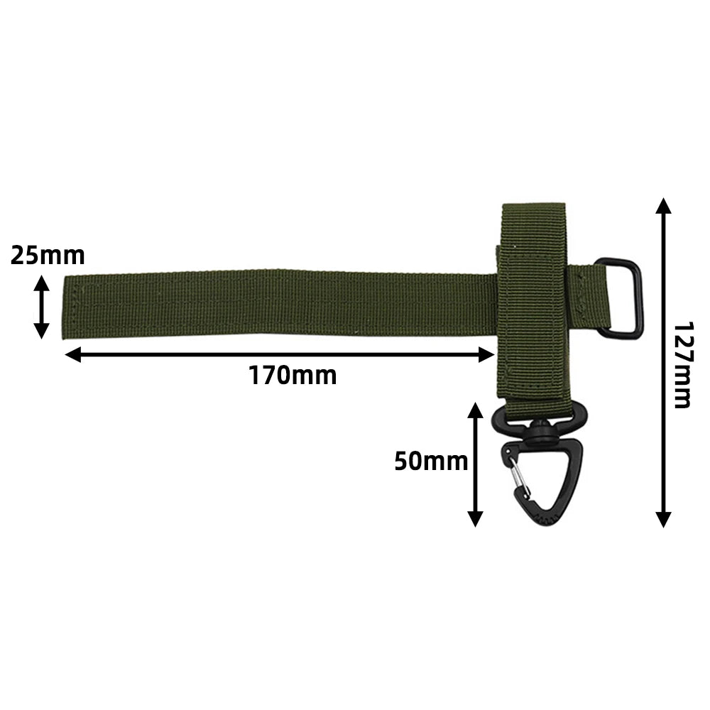 Molle Webbing Carabiner Clips – Gear Attachment for Outdoor Hiking Camping