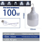 Portable LED Camping Lantern – Rechargeable Motion Sensor Light for Outdoor Emergencies