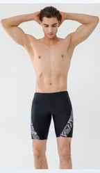 Men's Quick-Dry Swim Trunks – Anti-Embarrassment Five-Point Board Shorts for Swimming
