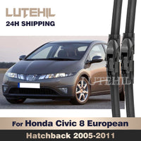 Front Wiper Blades – 26" and 23" Set for Honda Civic 8 European Hatchback