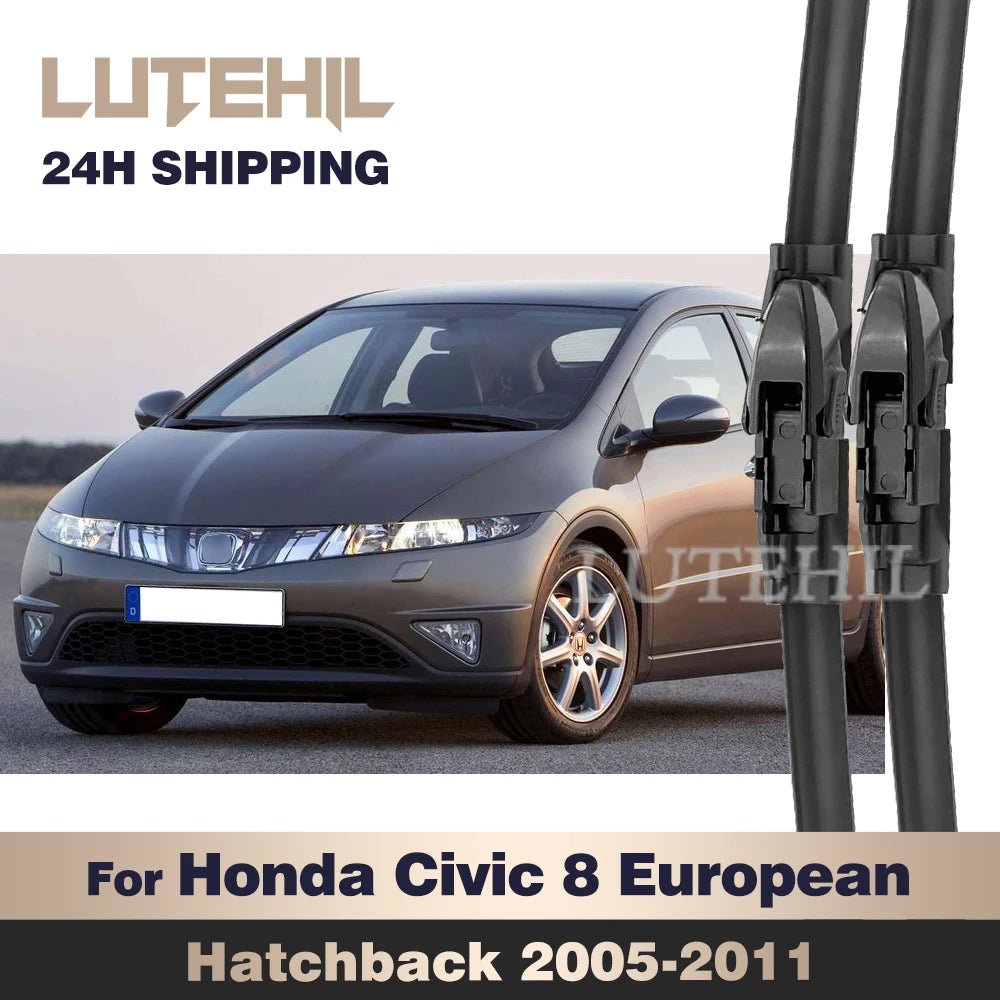 Front Wiper Blades – 26" and 23" Set for Honda Civic 8 European Hatchback