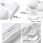 Plus Size Shaper Cami – Built-in Bra Compression Tank for Tummy Control