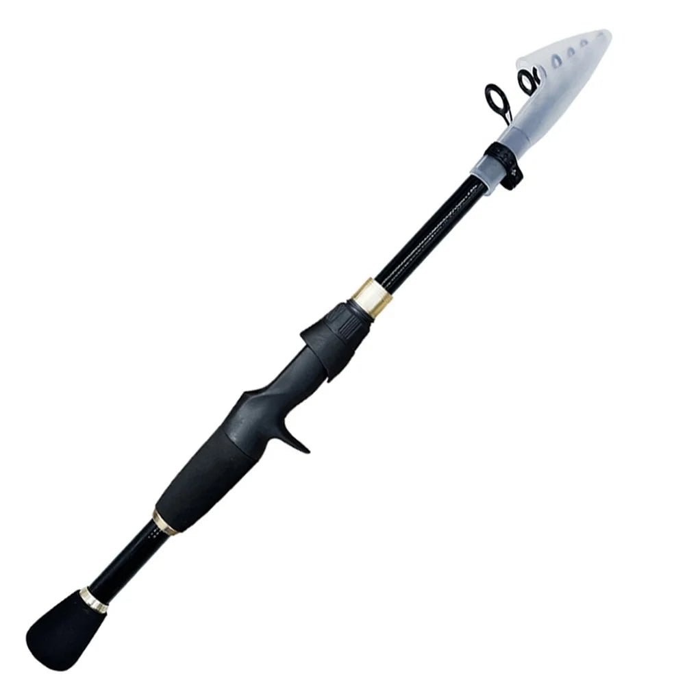 Telescopic Carbon Fishing Rod – Ultralight Spinning Pole for Outdoor Angling