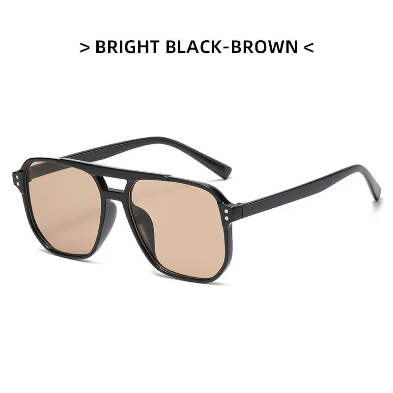 Vintage Square Mirror Sunglasses – Retro Fashion Eyewear for Women
