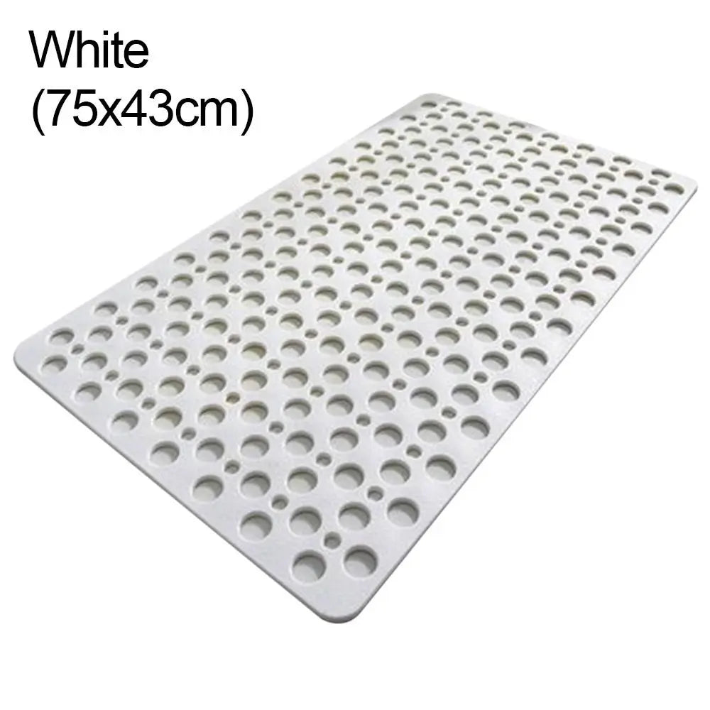 Anti Mould Rubber Bath Mat – Non Slip Shower Accessory for Bathroom Safety