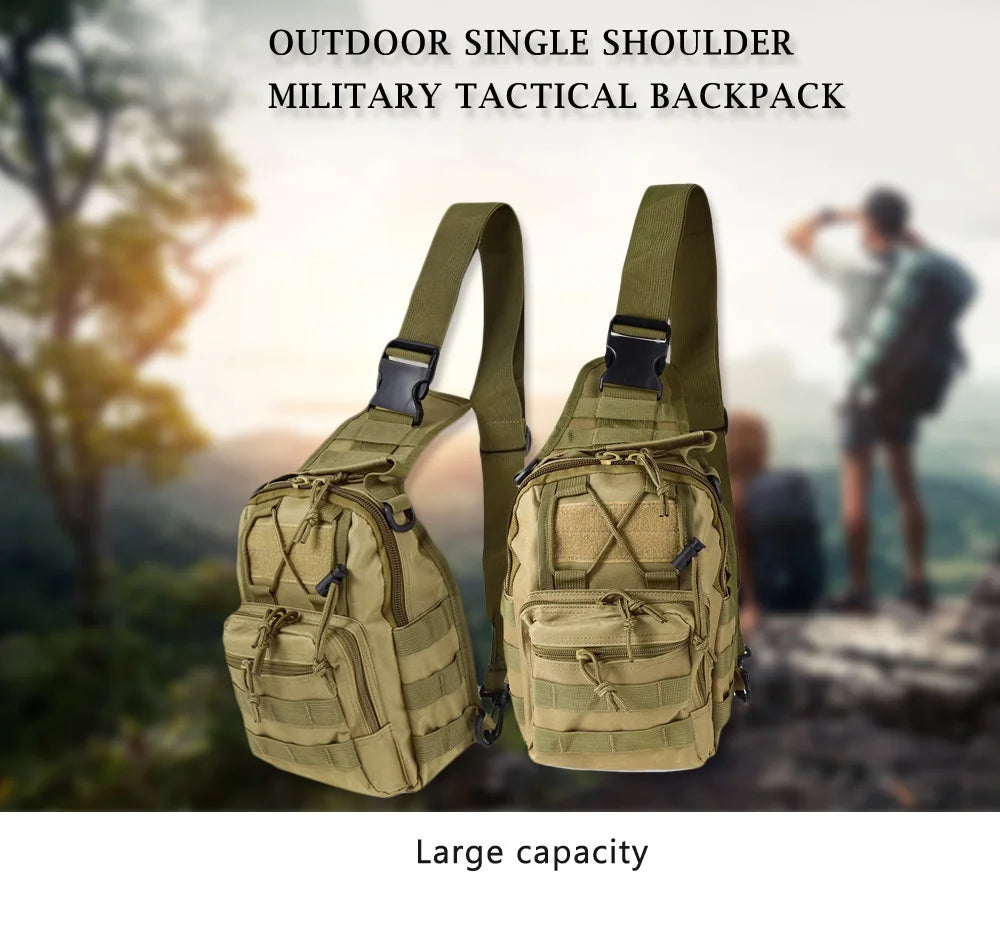 Tactical Sling Backpack – Waterproof EDC Bag for Hiking and Hunting