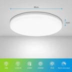Modern LED Ceiling Light – Round Decorative Fixture for Home Living Spaces