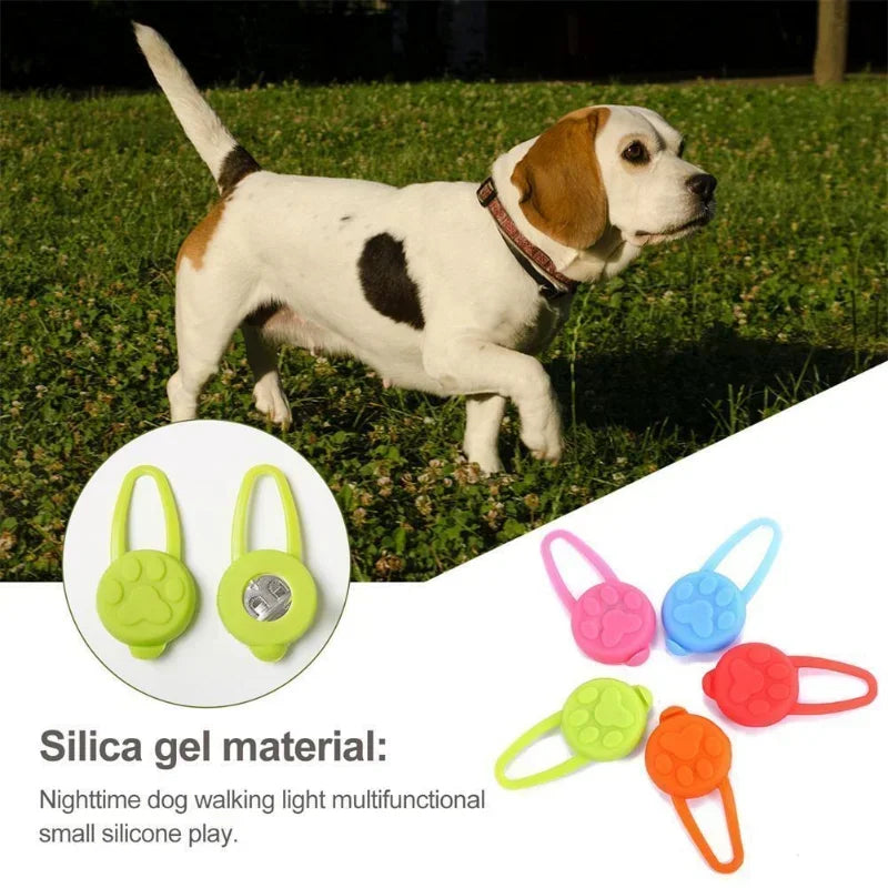 LED Pet Collar Pendant – Glowing Safety Flashlight for Dogs and Cats