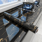 Self-Adhesive Marble Wallpaper – PVC Waterproof Film for Kitchen Renovation