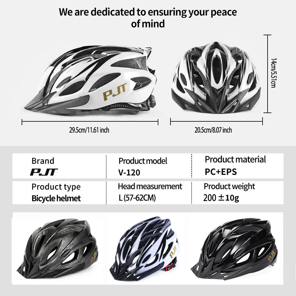 Lightweight Carbon Pattern Cycling Helmet – Breathable MTB Safety Gear