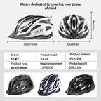 Lightweight Carbon Pattern Cycling Helmet – Breathable MTB Safety Gear