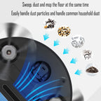 3-in-1 Robot Vacuum Mop – USB Rechargeable Cleaner for Home Pet Hair