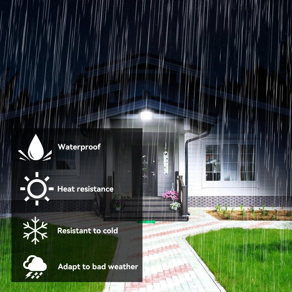 LED Floodlight with PIR Motion Sensor – IP66 Waterproof Outdoor Garden Light