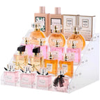 Acrylic Display Stand – Tiered Shelf for Nail Polish Perfume and Cosmetics