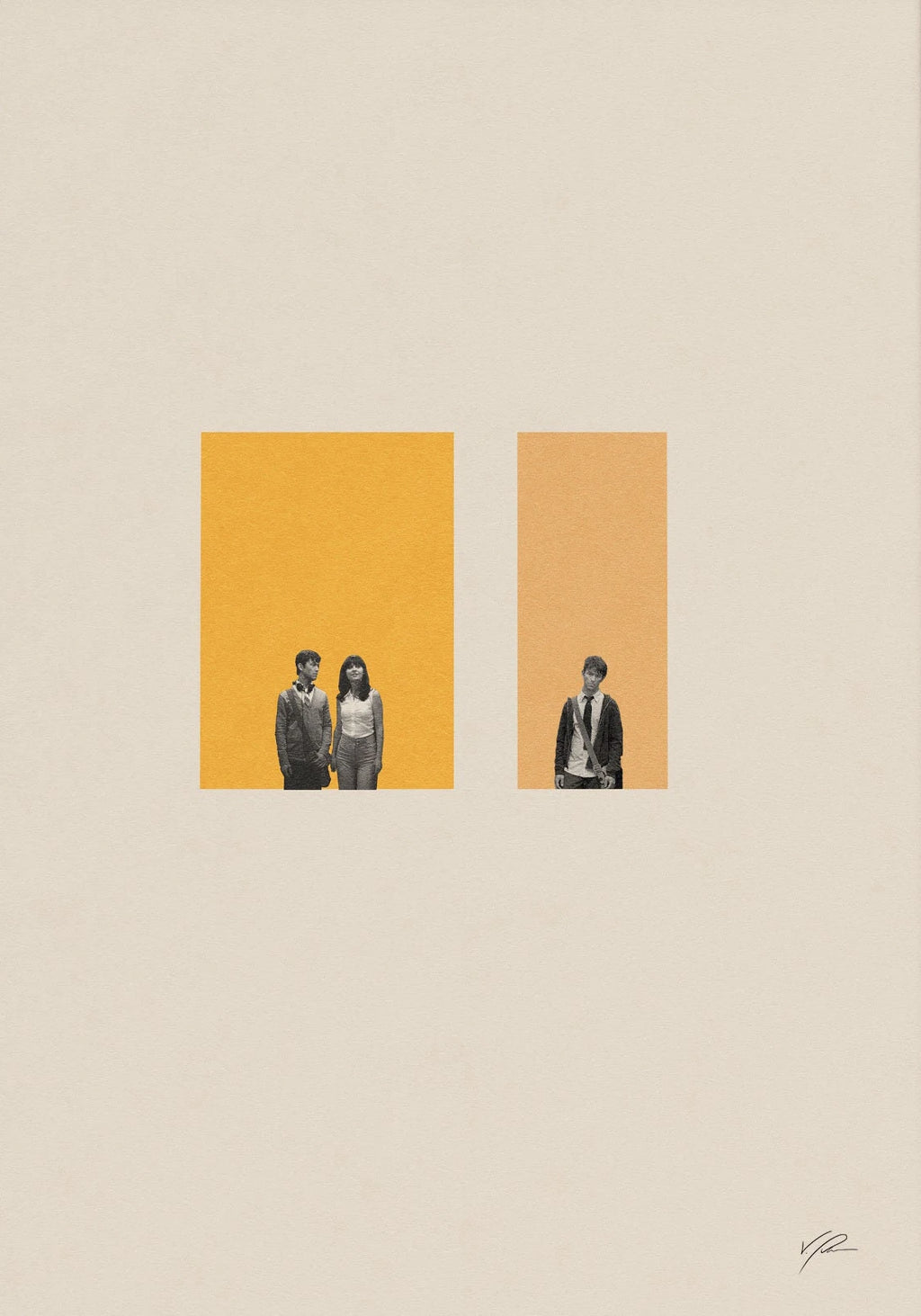 Minimalist Movie Poster Canvas Art – Abstract Modern Wall Decor for Home