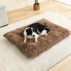 Plush Pet Bed – Soft Long Fur Cushion for Dog and Cat Sleeping