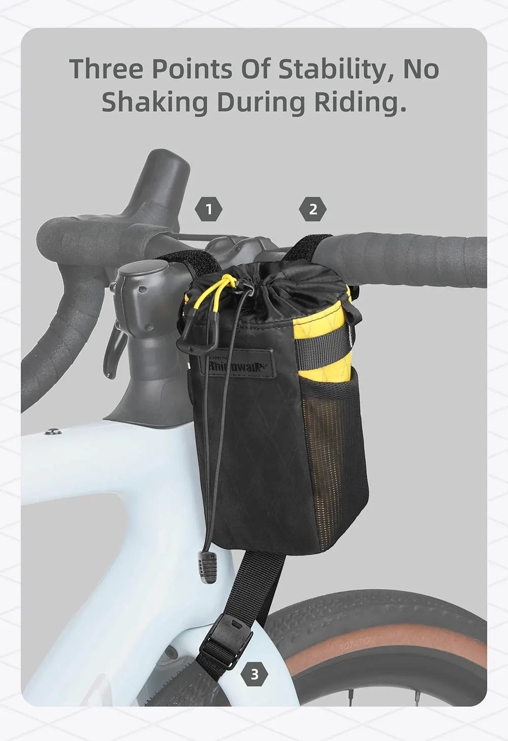 Rhinowalk Bicycle Water Bottle Bag – Insulated Carrier for City Commuting