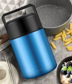 Stainless Steel Vacuum Lunch Box – 1000ML Insulated Food Container for Travel