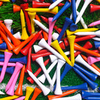 Mixed Color Wooden Golf Tees – Durable Training Accessories for Golfers