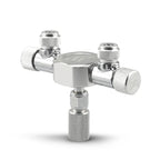 CO2 Splitter Regulator – 2-Way Needle Valve for Aquarium Tank Systems