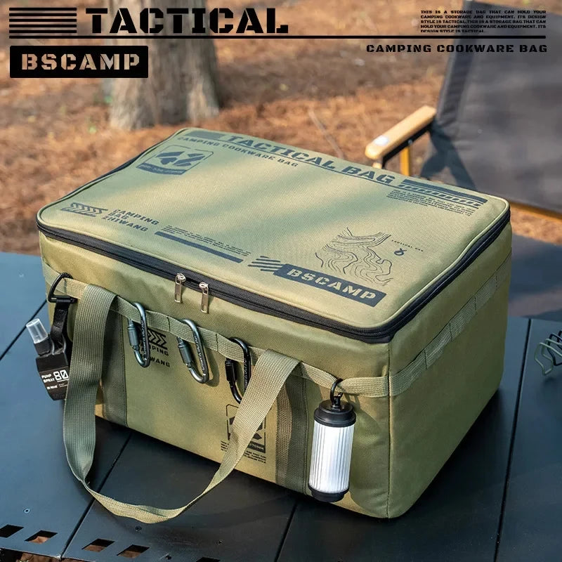 Tactical Camping Storage Bag – Insulated Folding Box for Field Equipment