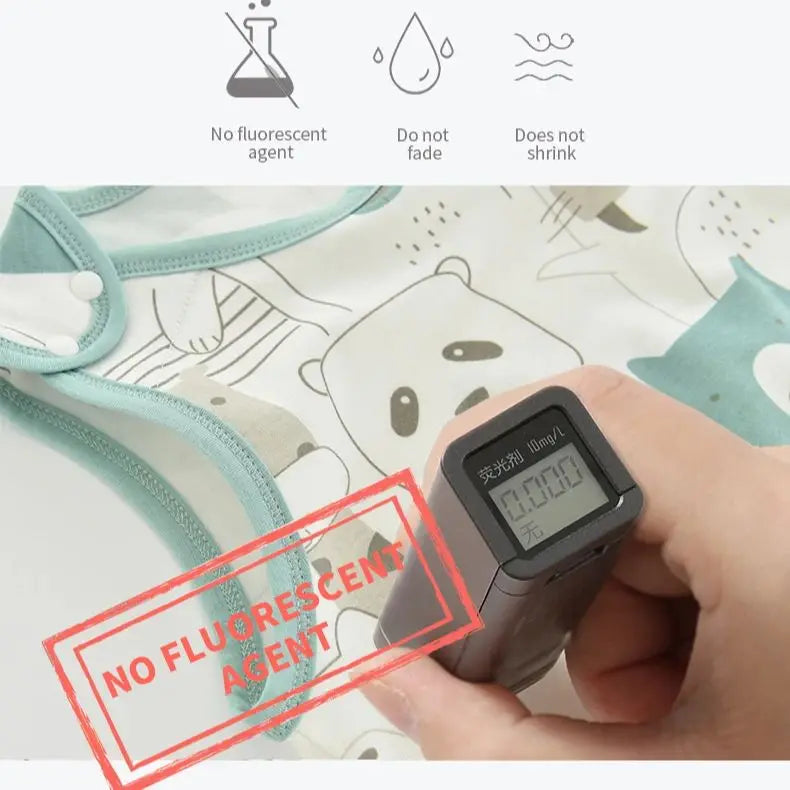 0.5 TOG Baby Sleeping Bag – Cartoon Print Cotton Sleeveless Sleep Sack for Summer