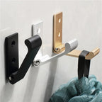 Folding Wall Hooks – Rustproof Aluminum Alloy for Kitchen Bathroom Storage