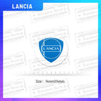 Car Key Fob Emblem – 14mm 3D Logo Badge for Lancia Automotive Keys