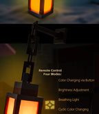 Pixel Style LED Lantern – 16 Color Portable Light for Home Decoration