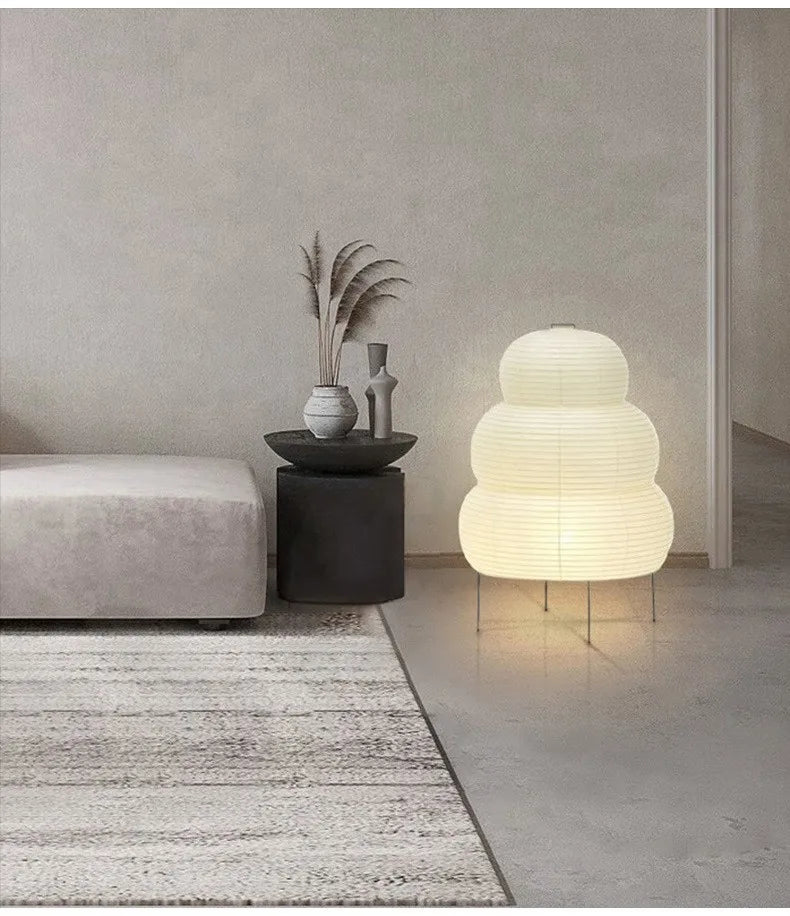 Akari Noguchi Table Lamp – Rice Paper Decorative Light for Bedroom Living Room