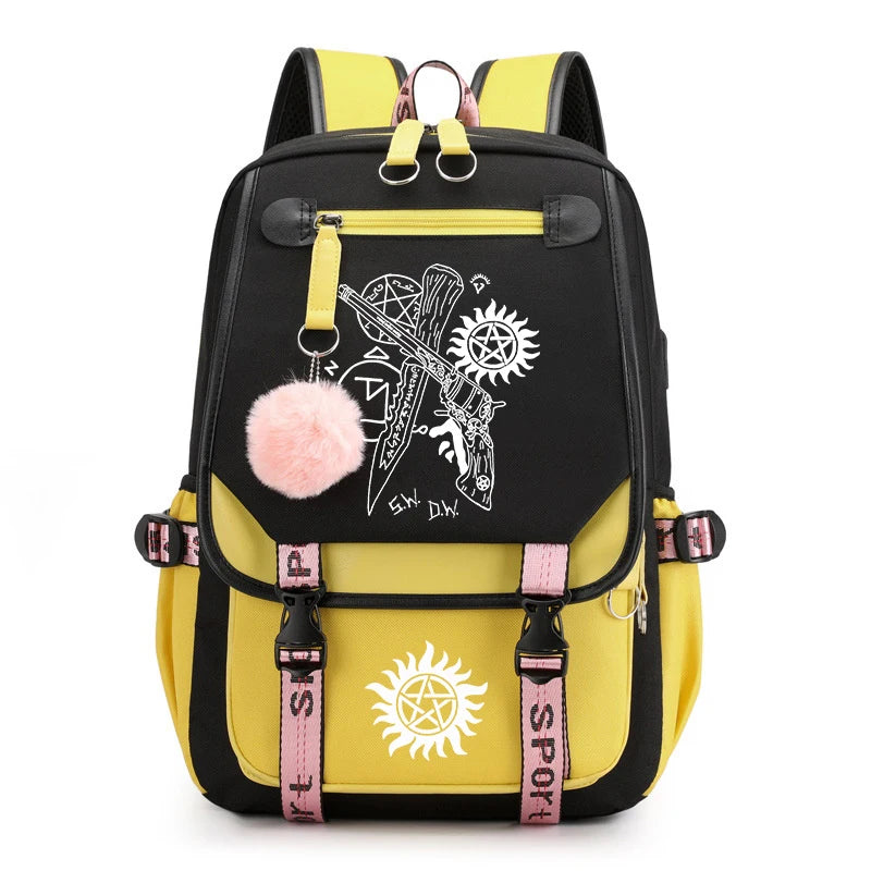 Large Capacity Travel Backpack – Laptop School Bag for Men and Women