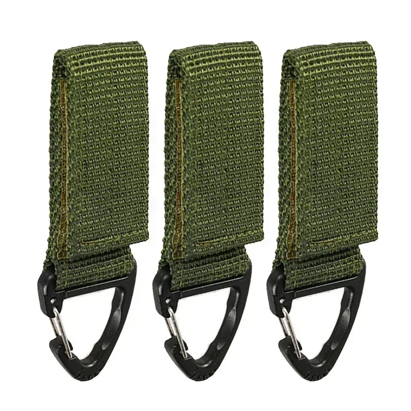 Nylon Tactical Glove Hook – Durable Carabiner Clip for Outdoor Camping