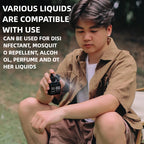 Portable 80ml Spray Bottle – Refillable Cosmetic Container for Outdoor Travel