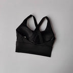 Shock-Absorbing Yoga Sports Bra – Breathable Fitness Top for Gym Workout