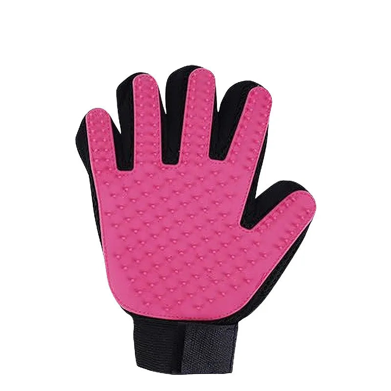Rubber Grooming Gloves – Pet Hair Remover Brush for Dog and Cat Bathing