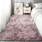Silk Wool Shaggy Area Rug – Non-Slip Soft Plush Mat for Bedroom Decor