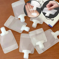 Refillable Travel Squeeze Pouches – Leakproof Toiletry Bags for Liquid Storage