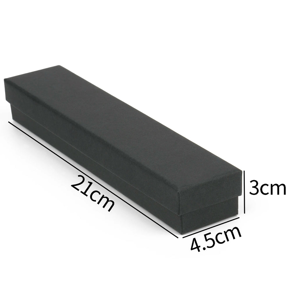 Black Square Jewelry Box – Velvet Display Organizer for Rings and Earrings