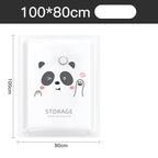 Vacuum Compression Storage Bags – Reusable Plastic Sealers for Travel Clothes