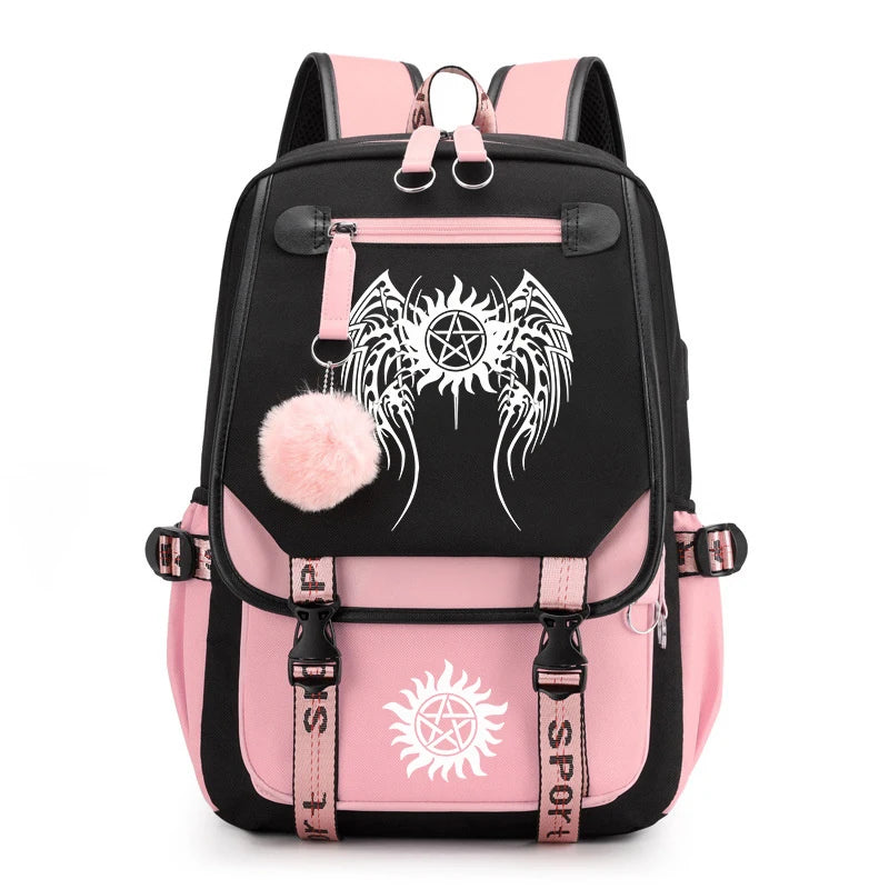 Large Capacity Travel Backpack – Laptop School Bag for Men and Women