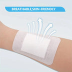 Large Hypoallergenic Non-Woven Adhesive Bandages – Medical Wound Dressings for First Aid
