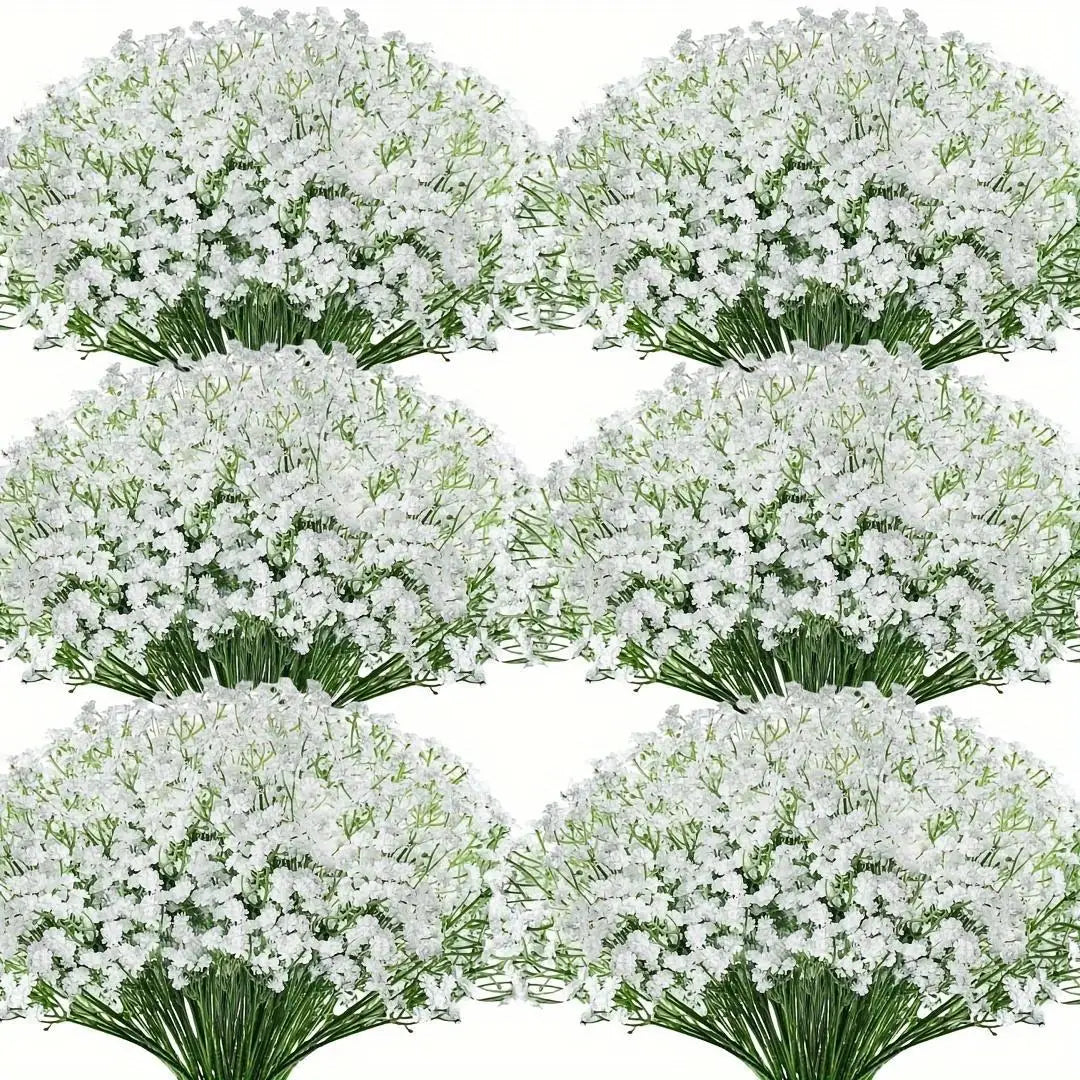 Artificial Baby's Breath Flowers – Floral Bouquet for Home Decor