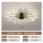 Modern Fireworks LED Ceiling Lamp – Decorative Chandelier for Living Room