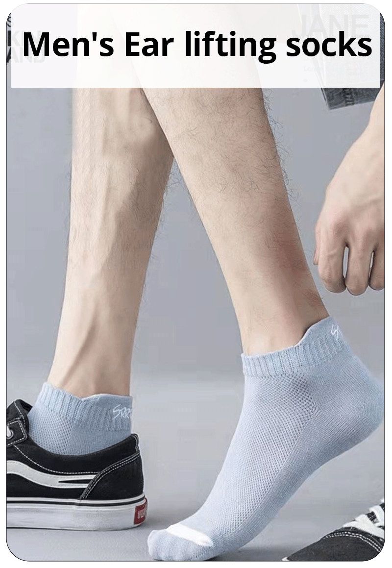 Breathable Ankle Socks – Colorful Invisible Sportswear for Men Running