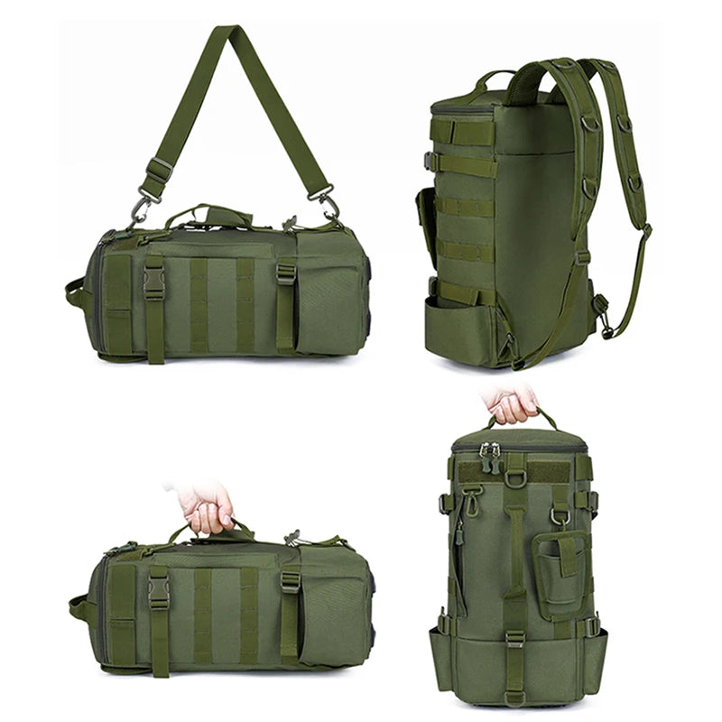 Tactical Fishing Tackle Backpack – Large Storage for Outdoor Hiking Travel